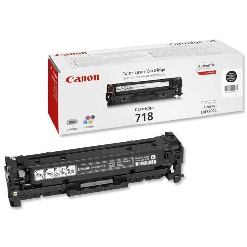 Canon CRG-718BK Black Siyah Toner MF728-729 MFC8350-8580 LBP7210 ürün görseli 1