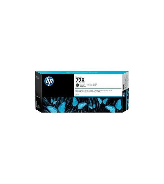 HP 728 Yellow Sarı 300ML Plotter Kartuşu F9K15A ürün görseli 1