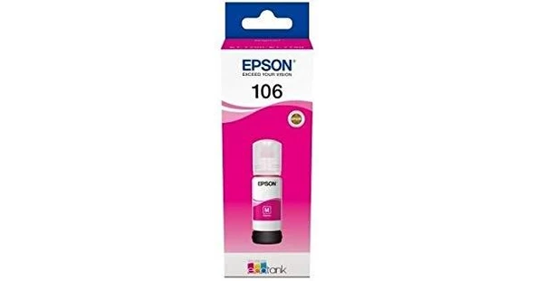 Epson 106 Magenta Kırmızı Şişe Mürekkep T00R340 L7160-7180 ürün görseli 1