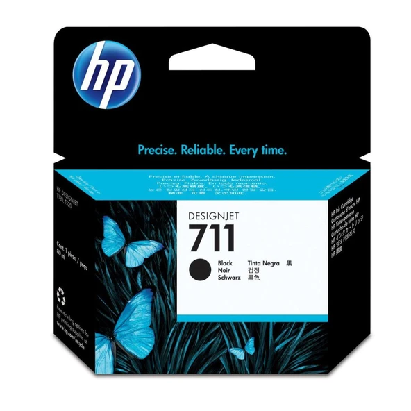 HP CZ133A  711 Black Siyah 80ML Plotter Kartuşu ürün görseli 1