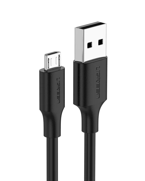 UGREEN USB-A to Micro USB Hızlı Şarj Kablosu 0,5 Metre, Siyah, 60135 ürün görseli 1