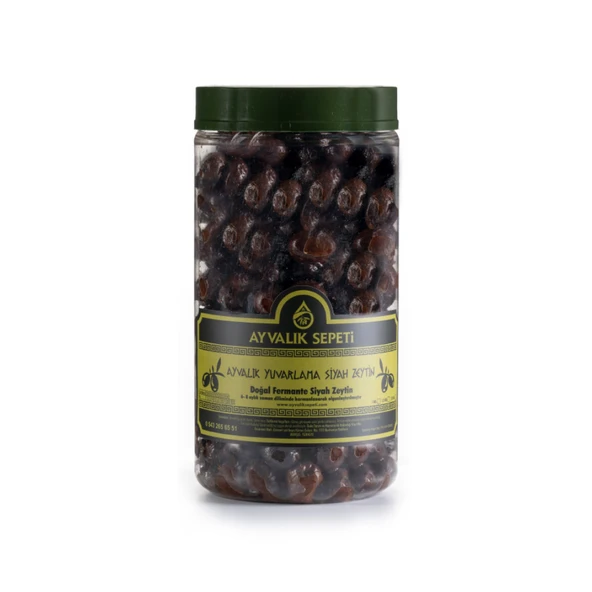 Ayvalık Naturel Siyah Zeytin 1 Kg ürün görseli 1