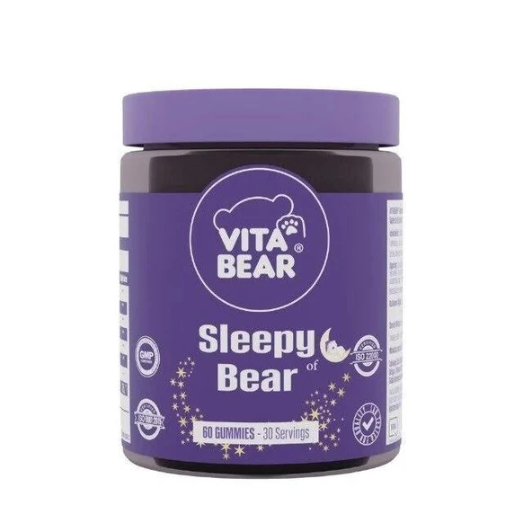 Vita Bear Sleepy 60 Gummies ürün görseli 1