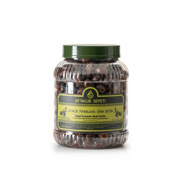 Ayvalık Naturel Siyah Zeytin 1,5 Kg ürün görseli 1