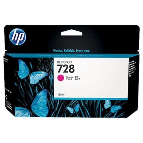 HP 728 Magenta Kırmızı 130ML Plotter Kartuşu F9J66A ürün görseli 1