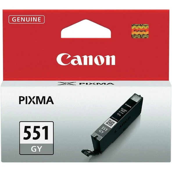 Canon CLI-551GY Gray Gri Mürekkep Kartuş IP7250 MX925 ürün görseli 1