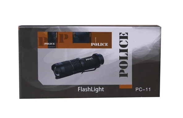 Polıce PC-11 Pilli El Feneri (Power Led + Zoom) Kalem Pille Çalışır ürün görseli 1