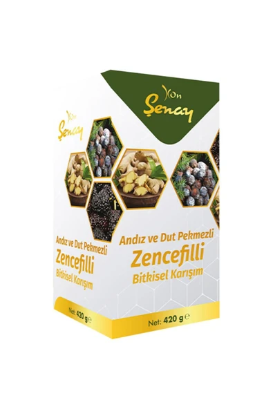 Şenay Andız ve Dut Pekmezli Zencefilli Bitkisel Macun 420 G ürün görseli 1