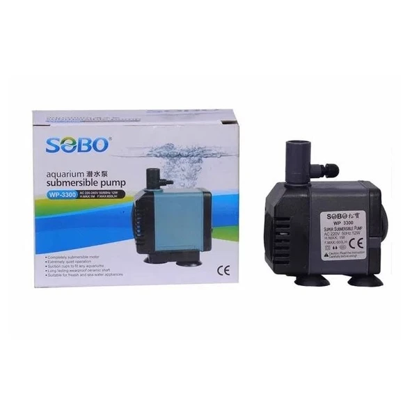 Sobo WP-3300 Sirkulasyon (Sump) Motoru 12W. 600LT/SAAT ürün görseli 1