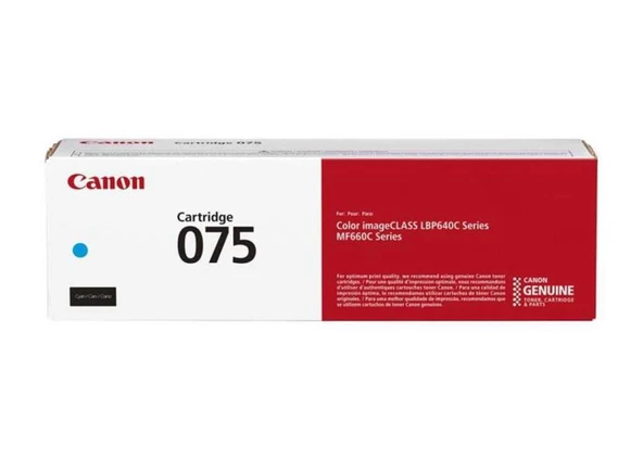 Canon CRG-075 Y Sarı 1.300 Sayfa Toner MF664 ürün görseli 1