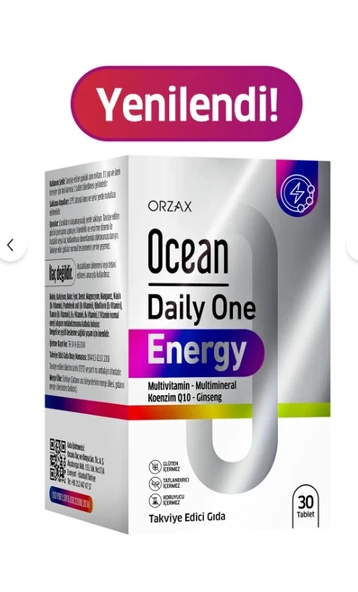 Ocean Daily One Energy 30 Tablet ürün görseli 1