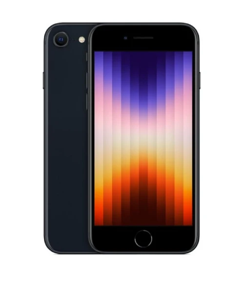 Yenilenmiş Apple iPhone Se 2022 64 GB 3.nesil (12 Ay Garantili) Siyah ürün görseli 1