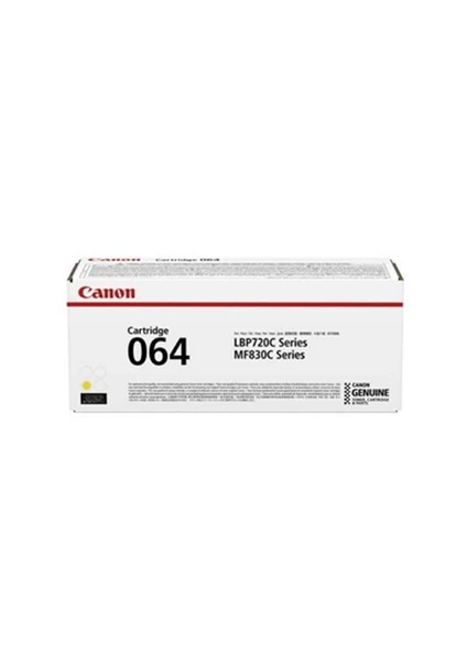Canon CRG-064 Y Yellow Sarı 5.000 Sayfa Toner MF832 ürün görseli 1