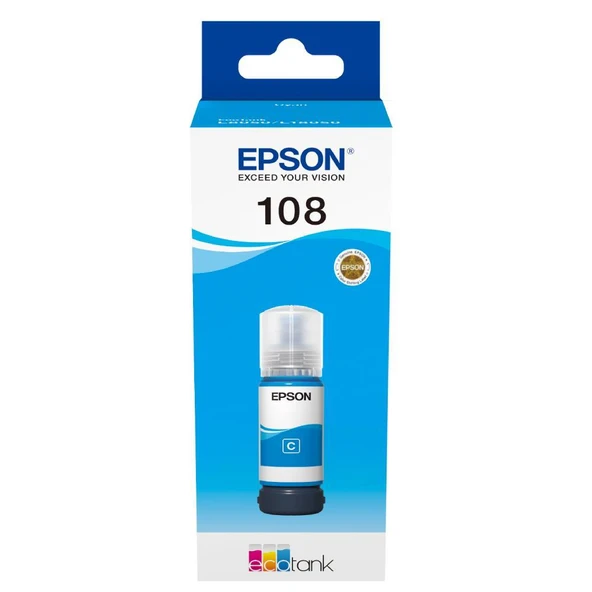 Epson 108 T09C2  Cyan Mavi Şişe Mürekkep T09C24A L18050-L8050 ürün görseli 1