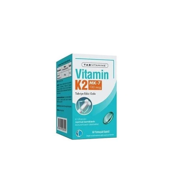 Tab Vitamins Vitamin K2 60 Kapsül ürün görseli 1
