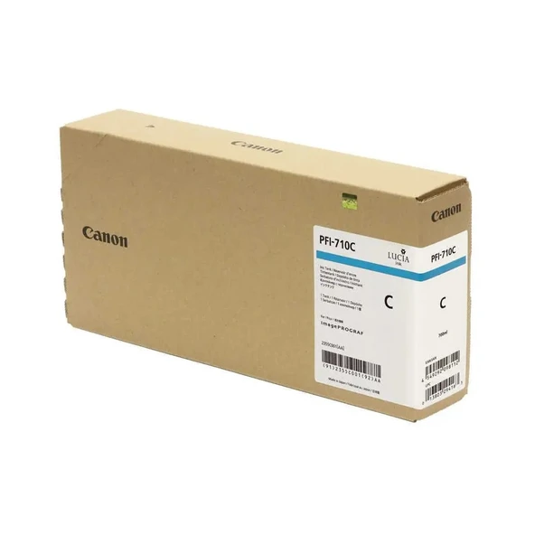 Canon PFI-710C Cyan Mavi Plotter Kartuş ürün görseli 1