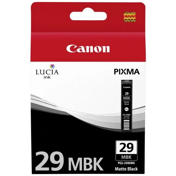 Canon PGI-29MBK Matte Black Mat Siyah Mürekkep Kartuş ürün görseli 1