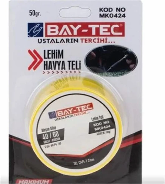 Bay-tec Lehim Havya Teli 50 Gr 1,2 Mm Mk-0424 ürün görseli 1