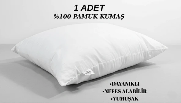 Clasy 1 Adet %100 Pamuk Yastık Dayanıklı Nefes Alabilir Yumuşak 700 GRAM ürün görseli 1