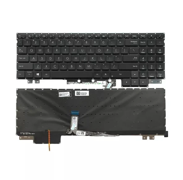 Asus ProArt Studiobook 16 H7600ZX Klavye Tuş Takımı Siyah TR Işıklı ürün görseli 1