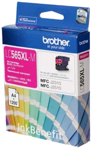 Brother LC565XLM Magenta Kırmızı 1.200 Sayfa Kartuş MFC-J3520-J3720 ürün görseli 1