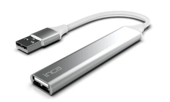 Inca IUSB-4TUX 3X2.0 3.0 USB Çıkış USB Çıkış 5 Gbps Usb Çoklayıcı Alüminyum Kasa ürün görseli 1