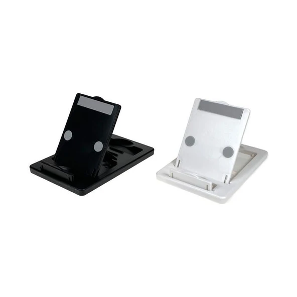 Avec ZF-806 24lü Karton Stanlı Ayarlanabilir Telefon Standı (Siyah-Beyaz) ürün görseli 1
