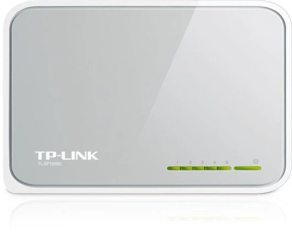 Tp-Link TL-SF1005D 5 port 10-100 Mbps Switch Plastik Kasa ürün görseli 1