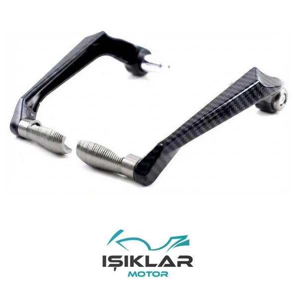 Honda SH 300i Manet Koruma Karbon Detaylı Gümüş Renk-IMK151 ürün görseli 1