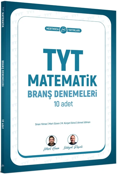 Mert Hoca Yayınları TYT Matematik Branş Denemeleri 10 Adet ürün görseli 1