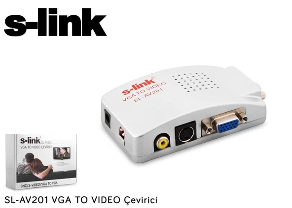 S-link SL-AV201 Vga To Video Converter ürün görseli 1