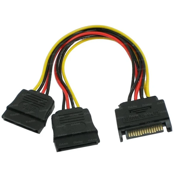 Dark P202 15Pin SATA - 2x15Pin SATA Dönüştürücü Kablo ürün görseli 1