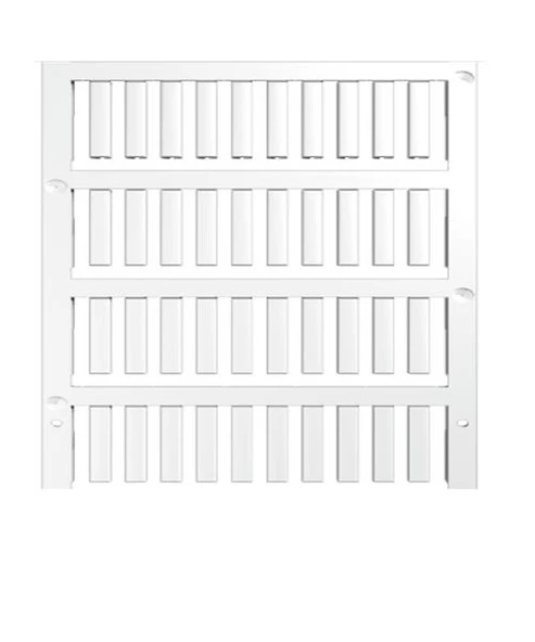 Weidmüller 1918690000, SlimFix, İletken ve kablo işaretleri, 2,2 - 2,9 mm, 21 x 3,6 mm, beyaz ürün görseli 1