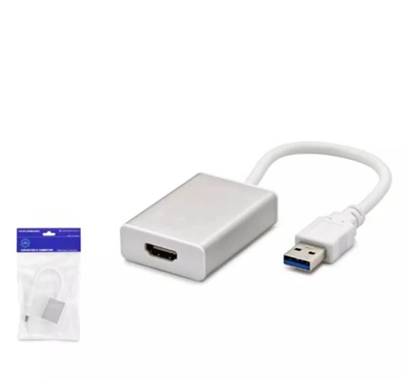 Hadron Hdx1287 Usb3.0 To Hdmi F Çevirici 1920X1080P 50-60Hz Beyaz ürün görseli 1