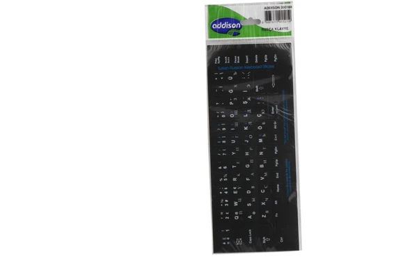 Addison 300169 Rusça q SiyahKlavye Stıker ürün görseli 1