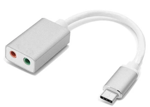 Hytech HY-USBC35 USB TYPC 3.1 İkili Ses Kablosu ürün görseli 1