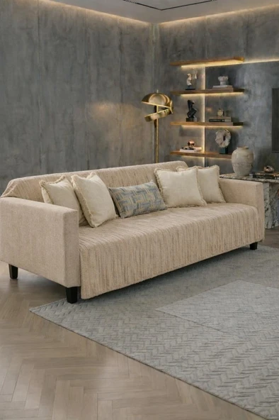 Lavinya Polar Koltuk Örtüsü 170x210 Cm Cappucino ürün görseli 1