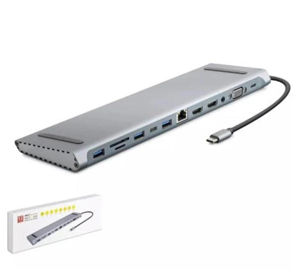 HADRON HDX7855 TYPE-C HDTV COMBO 2-TYPE-C + 2-HDMI ürün görseli 1