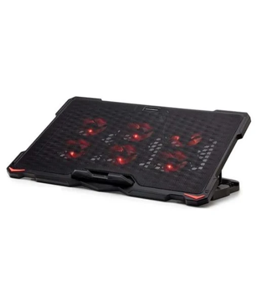 Hadron Polar 6 Fanlı Laptop Soğutucu RGB 15"17" Sessiz Çalışma ürün görseli 1