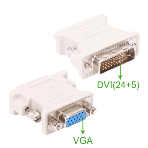 Vcom CA301 Dvi 24+5 Erkek To Vga Dişi Dönüştürücü ürün görseli 1