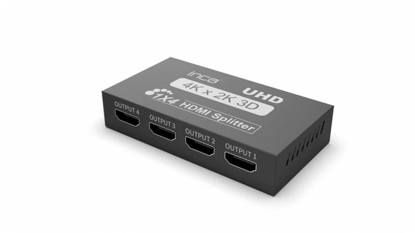 Inca IHSK-430 Hdmı Splitter 1 İn 4Out 4K@30Hz Switch (Giriş 1 HDMI,Çıkış 4 HDMI) ürün görseli 1