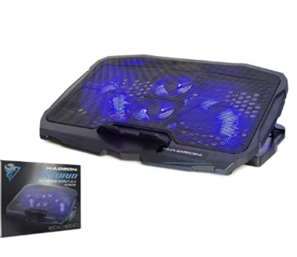 Hadron HD2008 15" 4 Fanlı Laptop Soğutucu Led Sessiz Çalışma ürün görseli 1