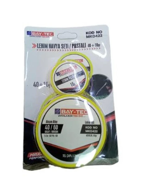 Bay-tec Lehim Havya Seti Pastalı 40+10 Gr Mk-0422 ürün görseli 1