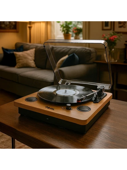 Midex MTX-256 Şarjlı Bluetooth Nostaljik Pikap - Resim 2