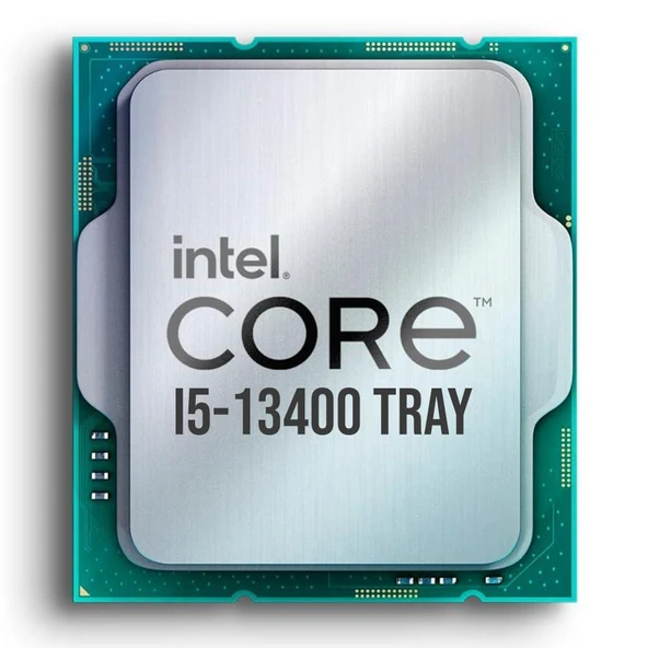 Intel Core i5 13400 TRAY 3.30GHz (Turbo 4.40GHz) 20MB Cache LGA1700 13.Nesil Kutusuz İşlemci ürün görseli 1