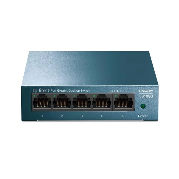 Tp-Link LS105G 5 Port 10-100-1000 Mbps Switch Metal Kasa ürün görseli 1