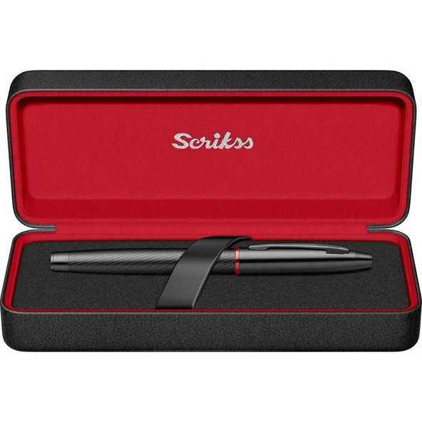 SCRIKSS ROLLER KALEM MAT SIYAH (35) - Resim 3