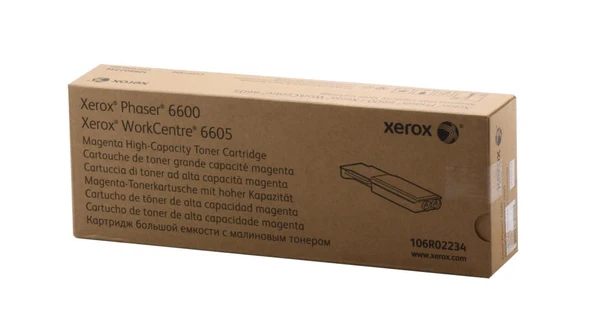 Xerox 106R02234 Phaser 6600-6605 Yüksek Kapasite Magenta Kırmızı Toner ürün görseli 1