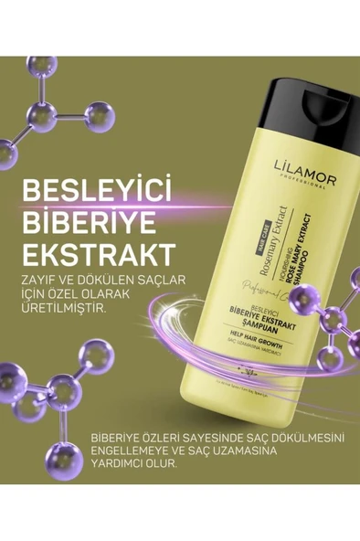 Lilamor Biberiye Şampuan 400 ml ürün görseli 1
