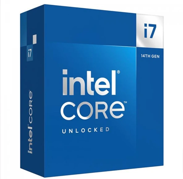 Intel Core i7 14700F 2.1GHz 20 Çekirdek 33MB L3 Önbellek Soket 1700 Kutulu Box İşlemci ürün görseli 1